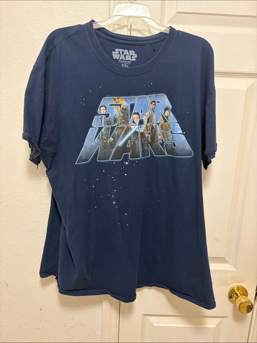 Star Wars Navy Blue Character Logo Tee